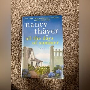 'All the Days of Summer' Novel - Blue Hardcover Cover